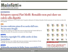 Tablet Screenshot of mainfatti.it